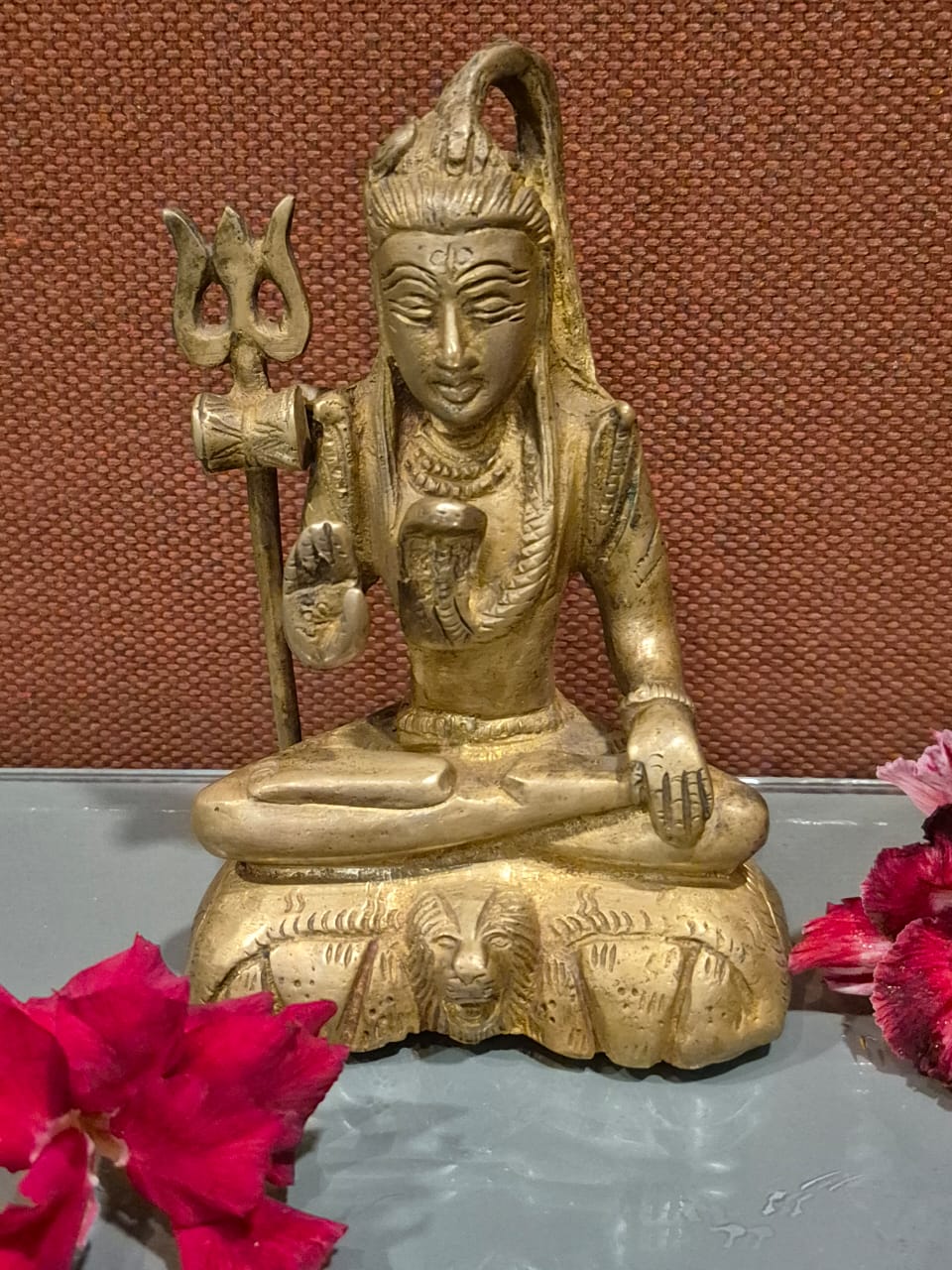 Shiva Brass Height6inch.wt 1233gms
