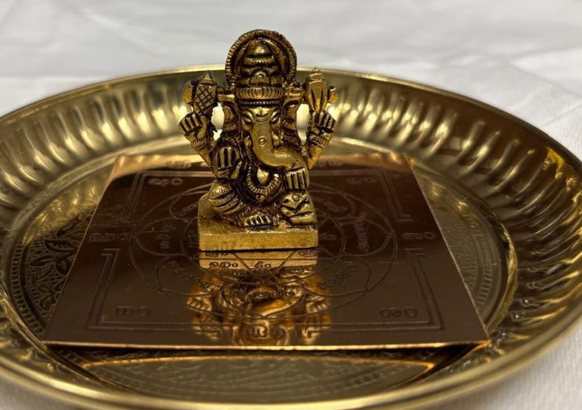 GANAPATHY IDOL, YANTRA - SET