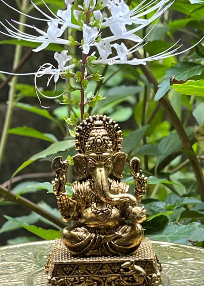 LordGanesha, /brass/95 gms