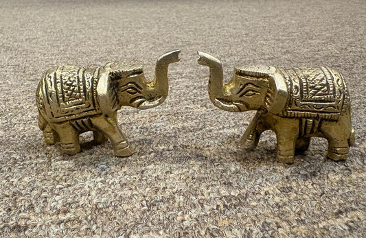 Elephant set/brass/wt276gms