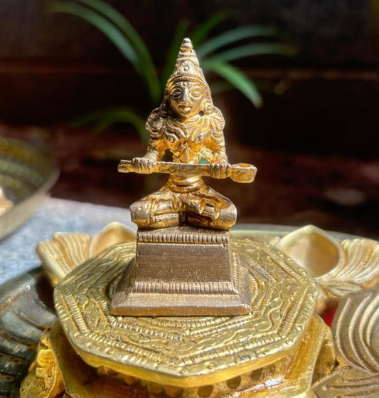 Goddess Annapurna/brass wt 93gms