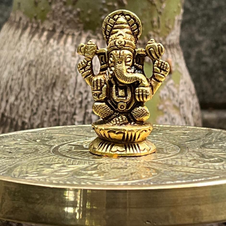 Lord  Ganapati,  Brass wt110gms