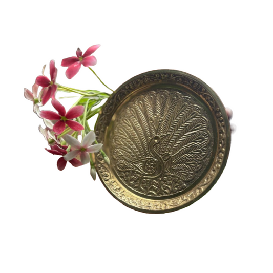 BRASS PEACOCK MUKKALI